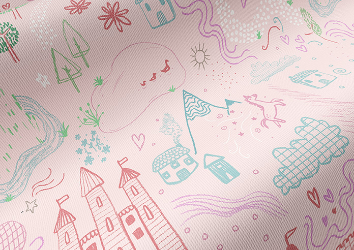 Fairy Kingdom, Princess Pink - Twist&Fit Roller Blind - Image 4